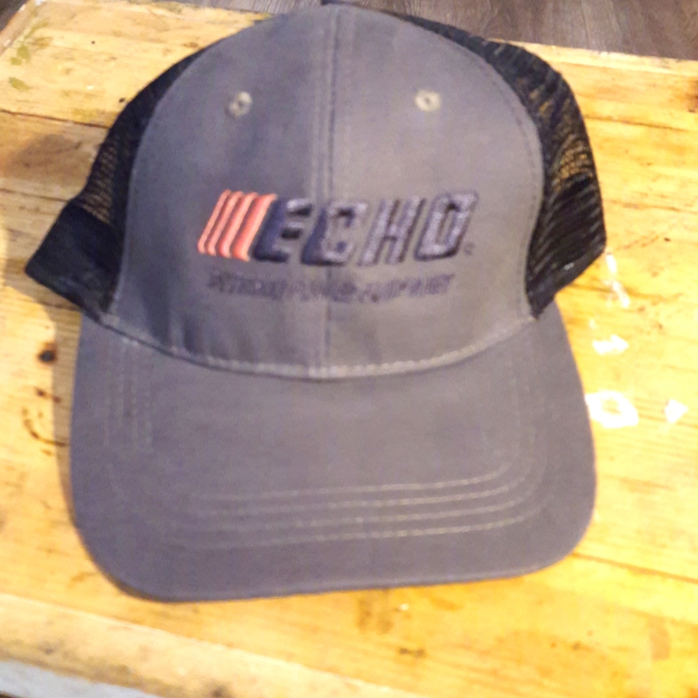 Echo outdoor power equipment trucker hat adjustable new